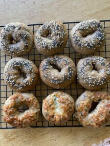 bagels from our farm to table breakfast